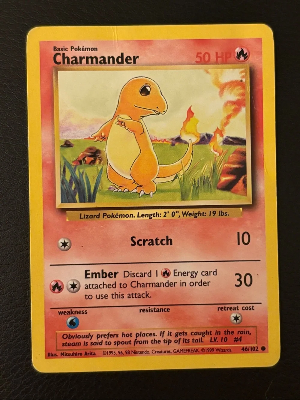 Pokémon Base Set Charmander & Charmeleon 2 Card Lot Vintage 1999